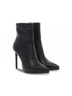 Steve Madden Low Boot Kaylani Blk Stretch In Black Microfibre^Women Low Boots