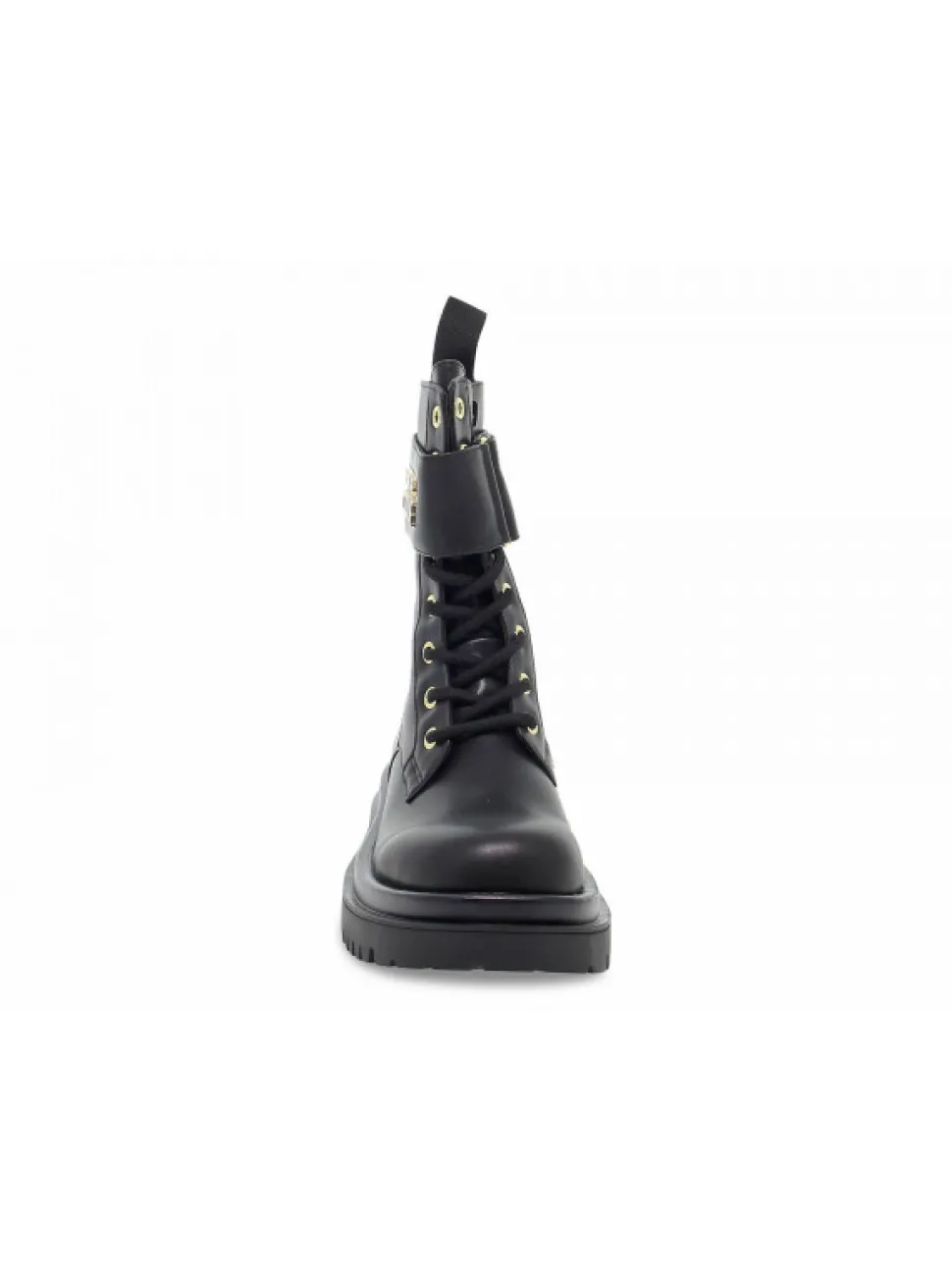 Versace Jeans Couture Low Boot Jeans Couture Drew In Black Leather^Women Low Boots