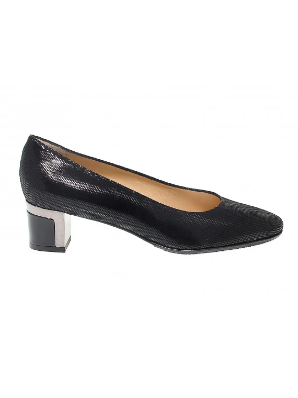 Martina Pump In Black Suede Leather^Women Pumps