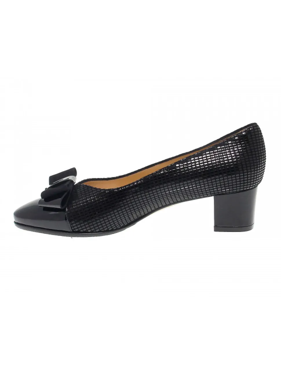 Martina Pump In Black Suede Leather^Women Pumps