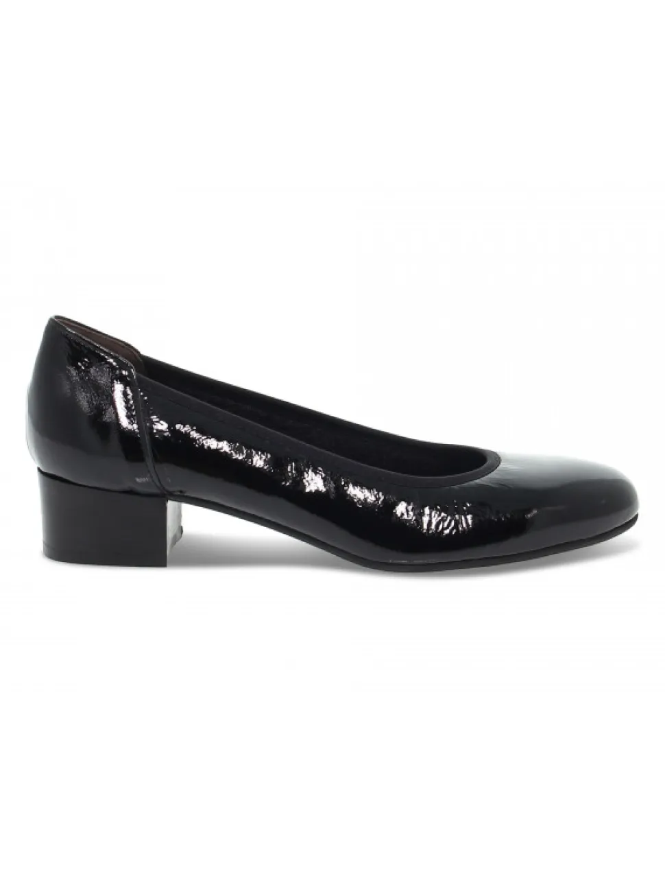 Pitti Linea Pump Daniela Rossi In Black Paint^Women Pumps