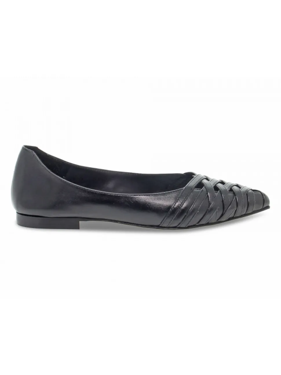 Poesie Veneziane Pump Gucci Flat In Black Leather^Women Pumps