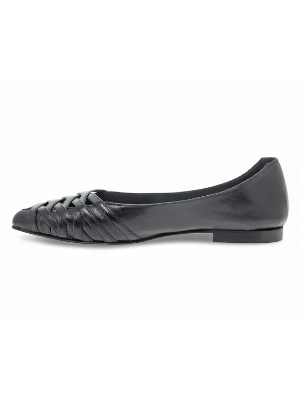 Poesie Veneziane Pump Gucci Flat In Black Leather^Women Pumps