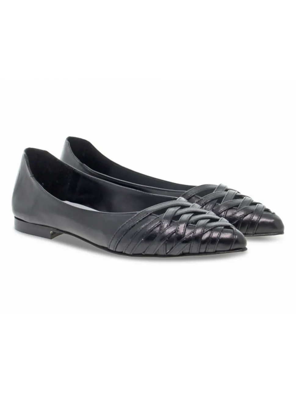 Poesie Veneziane Pump Gucci Flat In Black Leather^Women Pumps
