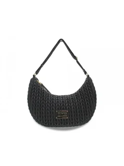Versace Jeans Couture Purse Jeans Couture Crunchy Bags Range O Sketch 8 Bags Quilted In Black Tassel^Women Purses