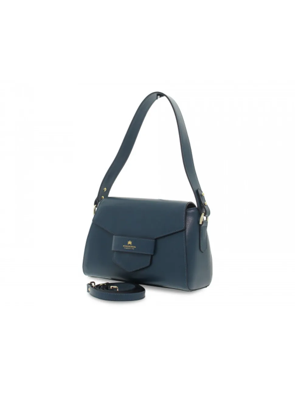 Cuoieria Fiorentina Shoulder Bag Maia Small Flap Bag In Petroleum Leather^Women Shoulder Bags