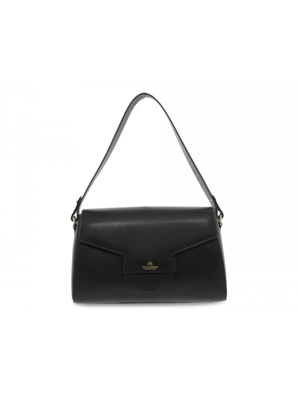 Cuoieria Fiorentina Shoulder Bag Maia Large Flap Bag In Black Leather^Women Shoulder Bags