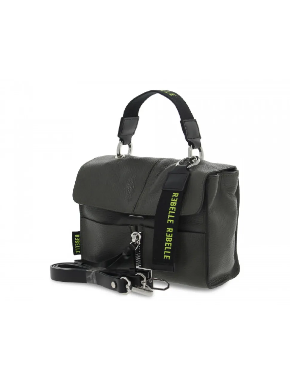 Rebelle Shoulder Bag Chloe Satchel S Dollaro In Dark Green Leather^Women Shoulder Bags