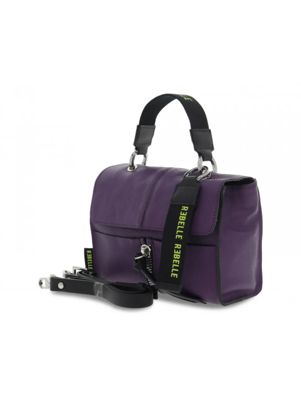 Rebelle Shoulder Bag Chloe Satchel S Dollaro In Violet Leather^Women Shoulder Bags