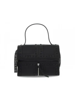 Rebelle Shoulder Bag Clio Satchel L Biker Bag Dollaro In Black Leather^Women Shoulder Bags