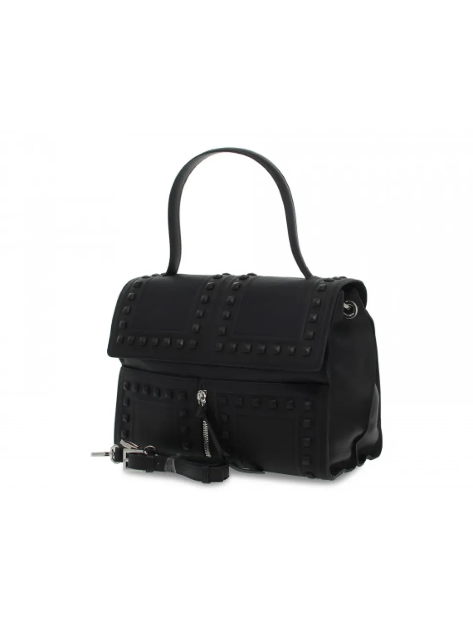 Rebelle Shoulder Bag Clio Satchel L Biker Bag Dollaro In Black Leather^Women Shoulder Bags