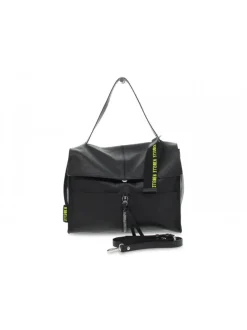 Rebelle Shoulder Bag Clio Satchel L Dollaro In Black Leather^Women Shoulder Bags