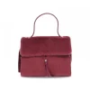 Rebelle Shoulder Bag Clio Satchel L Softly Fur In Plum Hair^Women Shoulder Bags