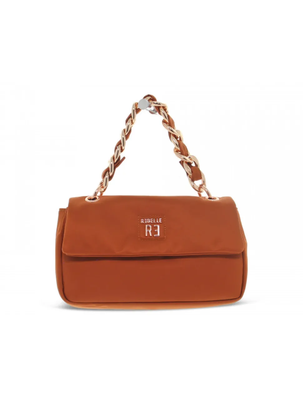 Rebelle Shoulder Bag Jane Satchel M Nylon Tan In Rust Nylon^Women Shoulder Bags