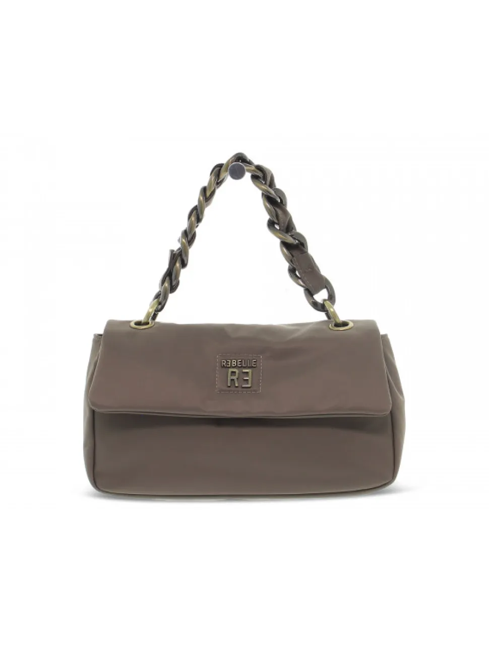 Rebelle Shoulder Bag Jane Satchel M Nylon Mud In Mud Nylon^Women Shoulder Bags