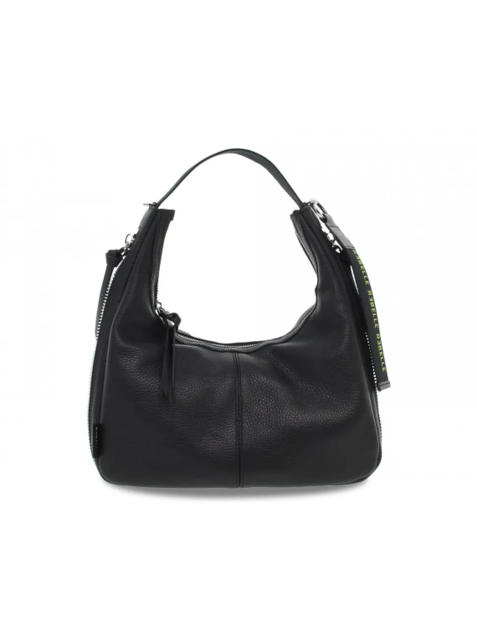Rebelle Shoulder Bag Tabi Hobo L Dollaro In Black Leather^Women Shoulder Bags