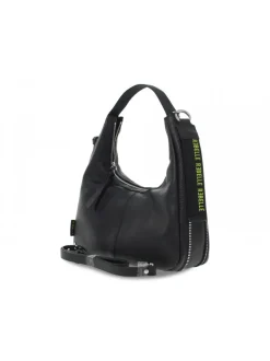 Rebelle Shoulder Bag Tabi Hobo L Dollaro In Black Leather^Women Shoulder Bags