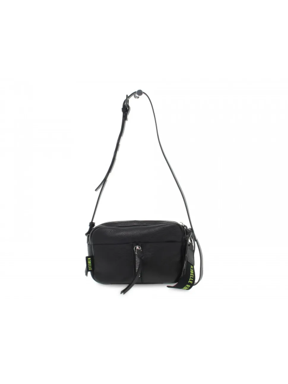 Rebelle Shoulder Bag Talia Crossbody Dollaro In Black Leather^Women Shoulder Bags