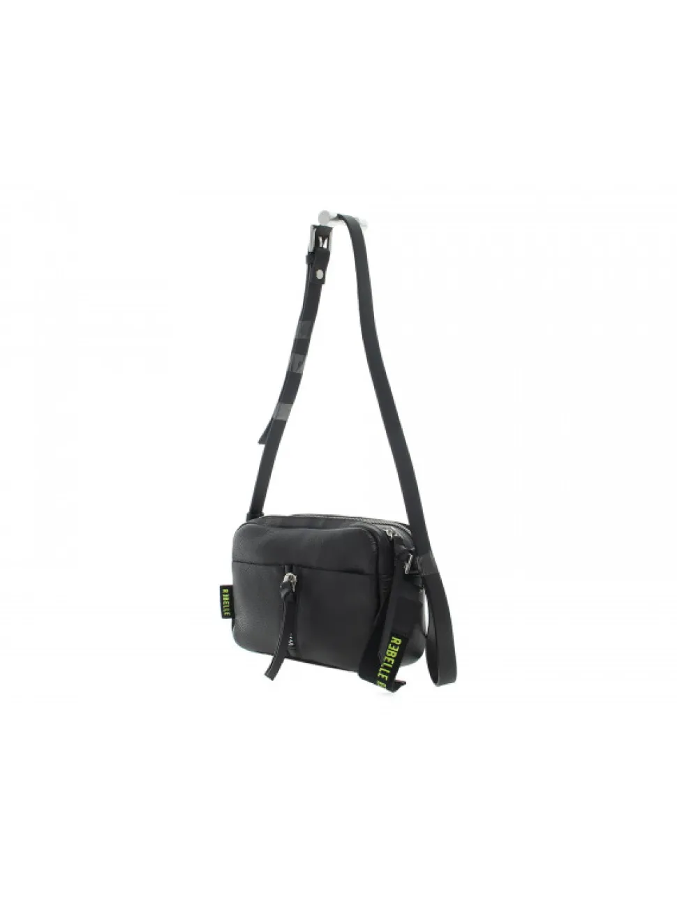 Rebelle Shoulder Bag Talia Crossbody Dollaro In Black Leather^Women Shoulder Bags