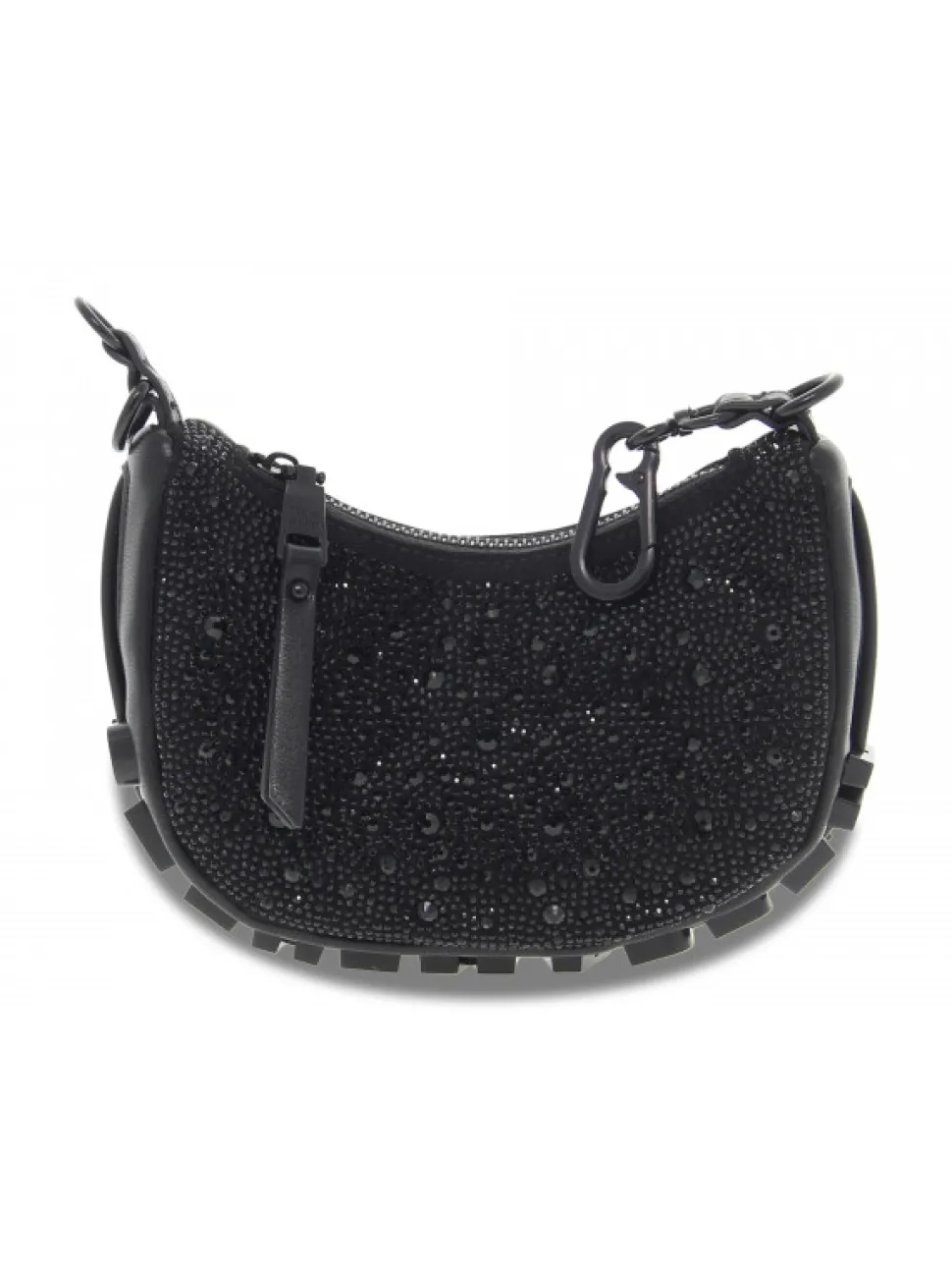 Steve Madden Shoulder Bag Brisky Small Hobo In Black Leather^Women Shoulder Bags