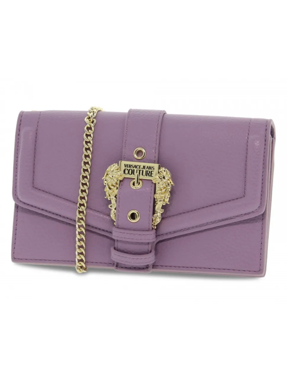 Versace Jeans Couture Shoulder Bag Jeans Couture Range F Sketch 16 Buckle Grainy In Lavender Leather^Women Shoulder Bags
