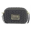 Versace Jeans Couture Shoulder Bag Jeans Couture Crunchy Bags Range O Sketch 6 Bags Quilted In Black Tassel^Women Shoulder Bags