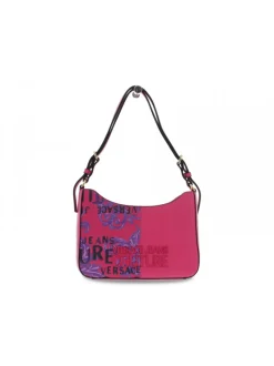 Versace Jeans Couture Shoulder Bag Jeans Couture Range P Sketch 5 Rock Cut In Fuchsia Saffiano^Women Shoulder Bags