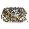 Versace Jeans Couture Shoulder Bag Jeans Couture Crunchy Bags Range O Sketch 6 Bags Quilted In Black Nylon^Women Shoulder Bags