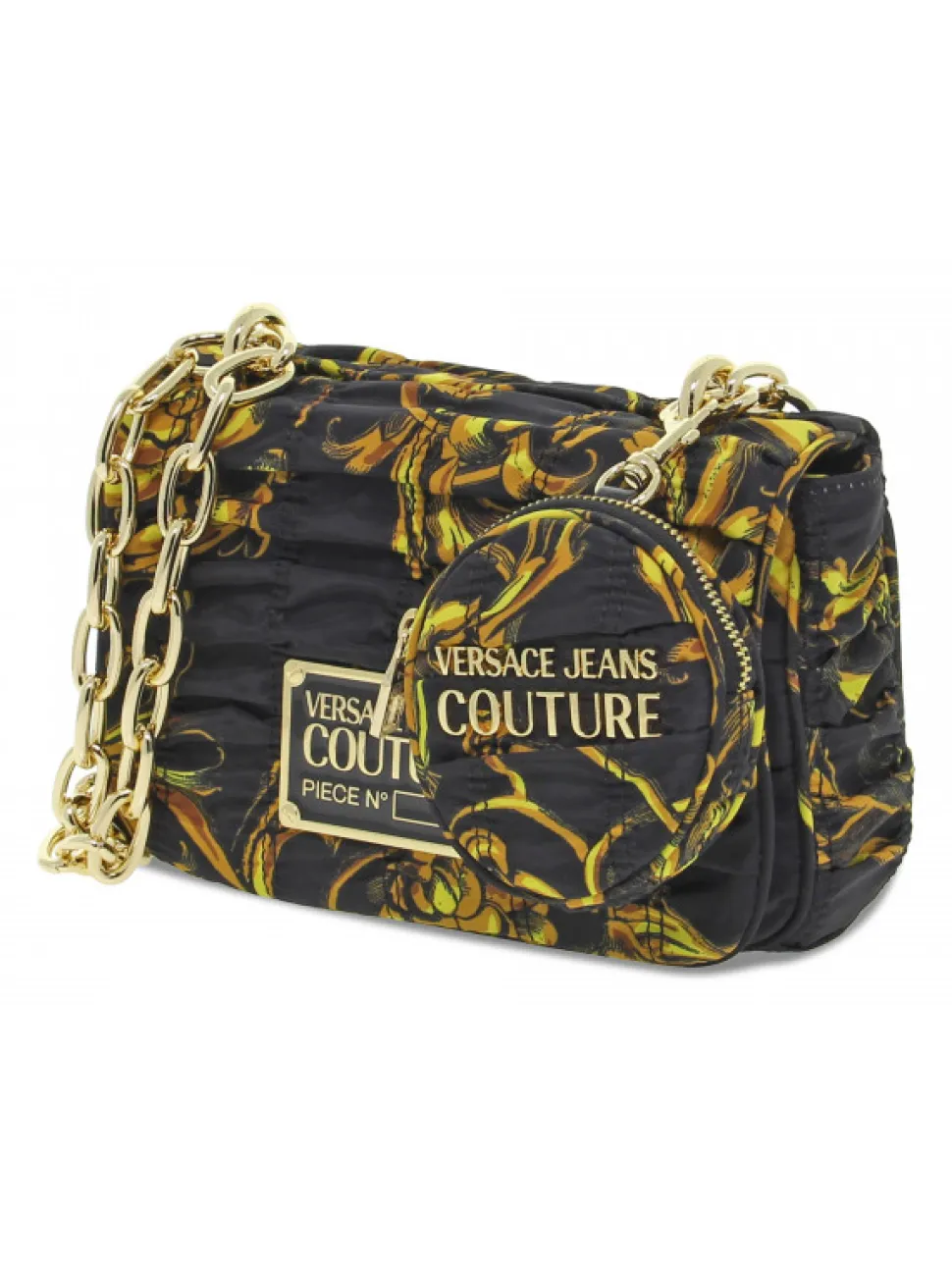 Versace Jeans Couture Shoulder Bag Jeans Couture Range X Sketch 6 Bags Printed Crunchy In Black Nylon^Women Shoulder Bags