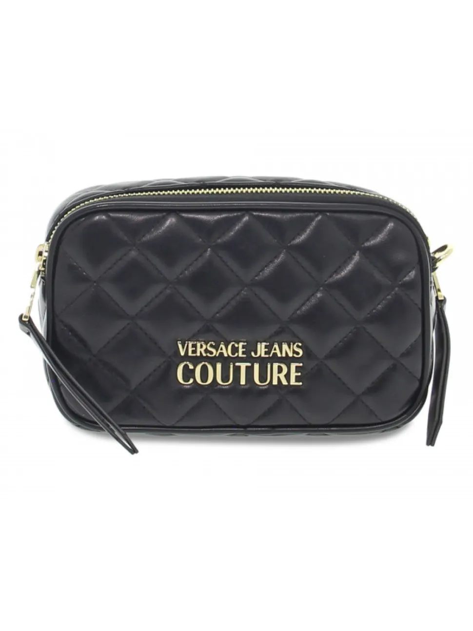 Versace Jeans Couture Shoulder Bag Jeans Charms Couture Range C Sketch 8 Bags Quilted In Black Tassel^Women Shoulder Bags