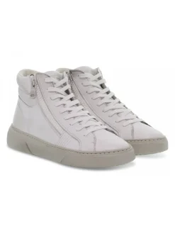 Crime London Sneakers Destiny Hi Zip In White Leather^Men Sneakers