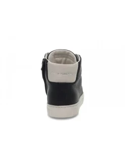 Crime London Sneakers High Top Essential In Black Leather^Men Sneakers