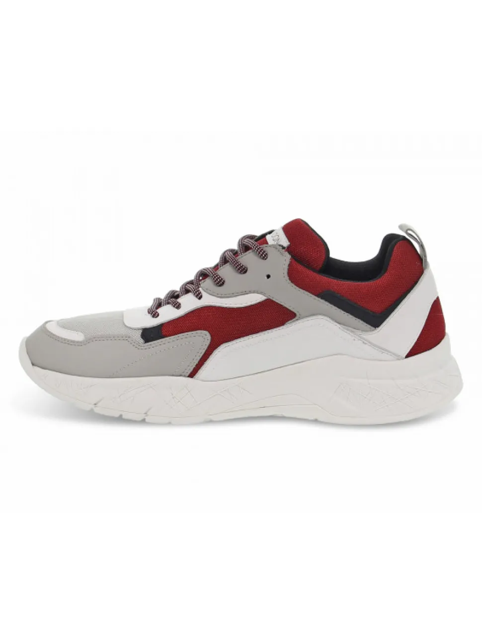 Crime London Sneakers Komrad In Bordeaux Leather^Men Sneakers