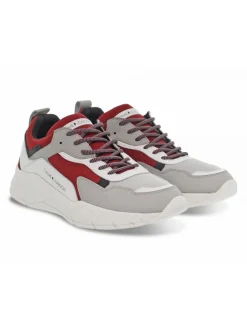 Crime London Sneakers Komrad In Bordeaux Leather^Men Sneakers
