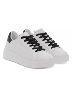 Crime London Sneakers Low Top Level Up In White Leather^Women Sneakers