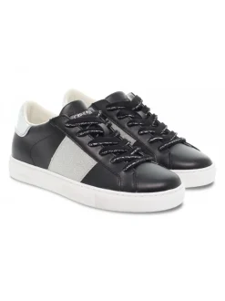 Crime London Sneakers Low Top Essential In Black Leather^Women Sneakers