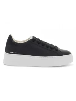 Crime London Sneakers Weightless Low Top In Black Leather^Women Sneakers