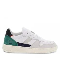 D.A.T.E. Sneakers Court 2.0 Colored In White Leather^Men Sneakers