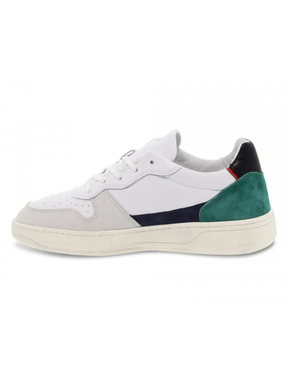 D.A.T.E. Sneakers Court 2.0 Colored In White Leather^Men Sneakers