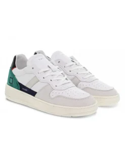 D.A.T.E. Sneakers Court 2.0 Colored In White Leather^Men Sneakers