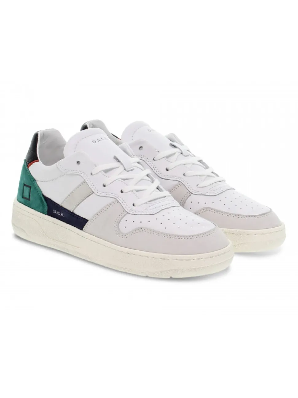D.A.T.E. Sneakers Court 2.0 Colored In White Leather^Men Sneakers