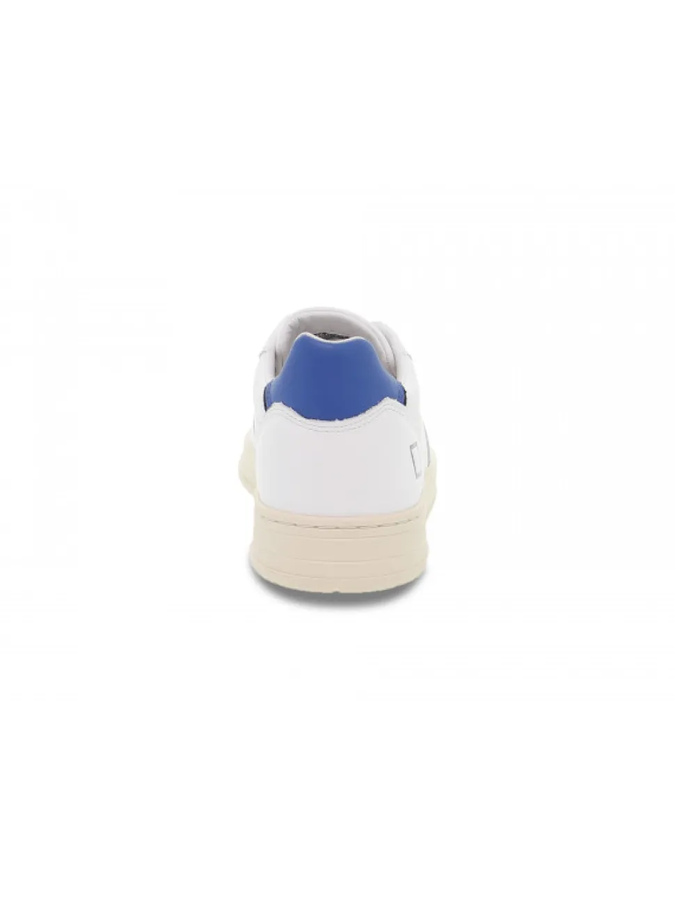 D.A.T.E. Sneakers Court Mono White-Blue In White Leather^Men Sneakers