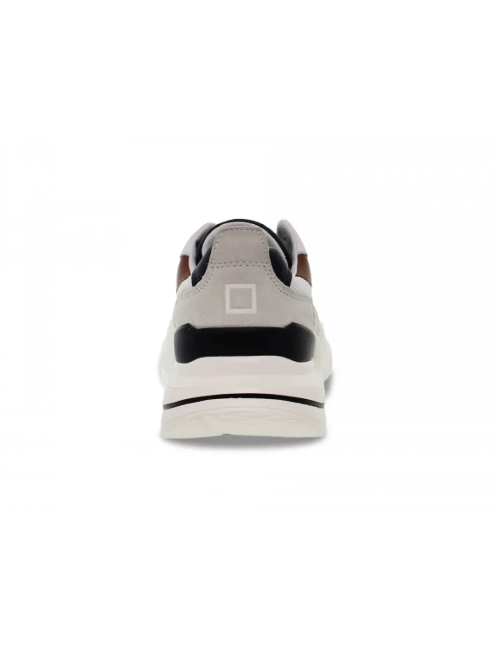 D.A.T.E. Sneakers Fuga Mesh In White Suede Leather^Men Sneakers