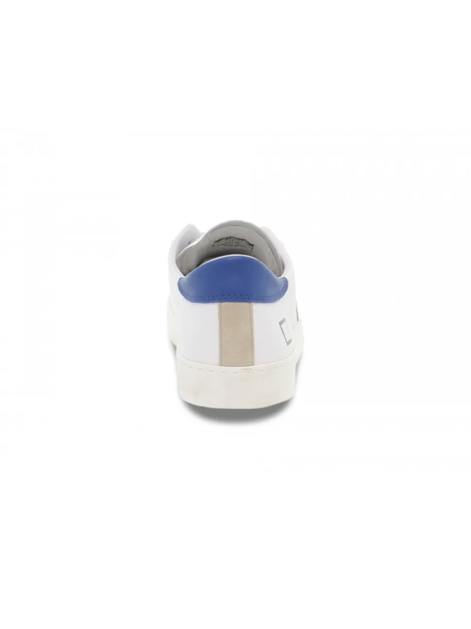 D.A.T.E. Sneakers Hill Low Calf White-Bluette In White Leather^Men Sneakers
