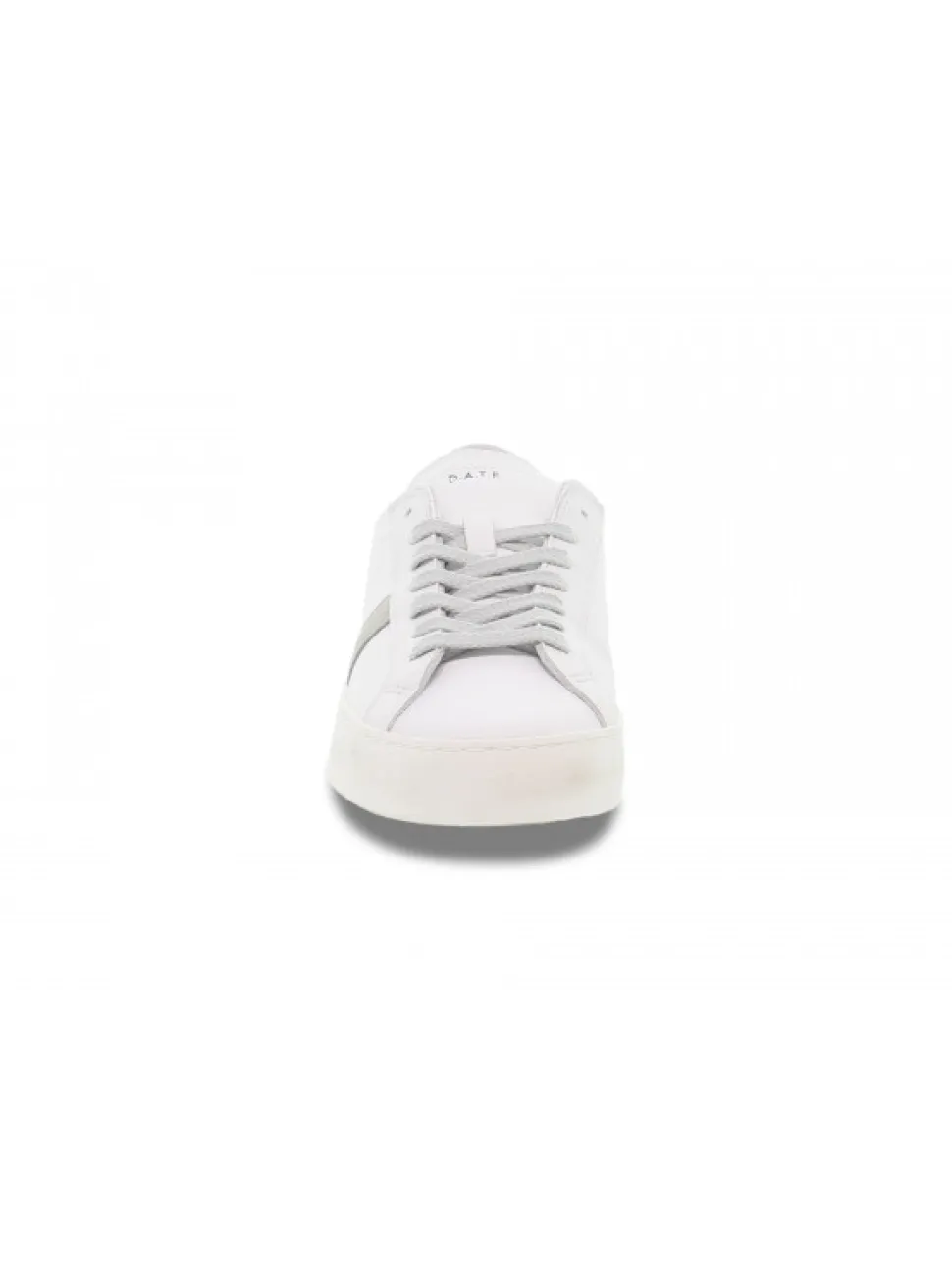 D.A.T.E. Sneakers Hill Low Calf White-Bluette In White Leather^Men Sneakers