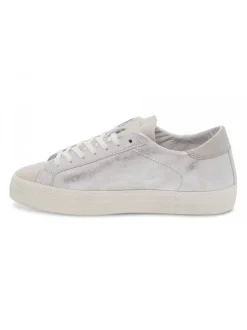 D.A.T.E. Sneakers Hill Low Stardust Silver In Silver Laminate^Women Sneakers
