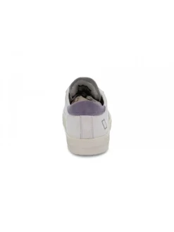 D.A.T.E. Sneakers Hill Low Vintage Calf White-Lavande In White Leather^Women Sneakers