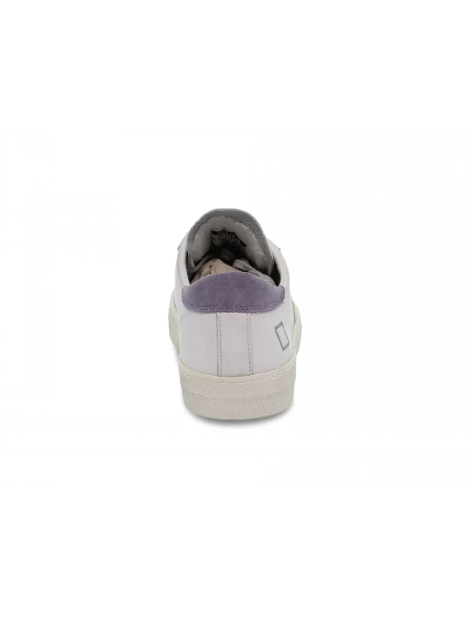 D.A.T.E. Sneakers Hill Low Vintage Calf White-Lavande In White Leather^Women Sneakers