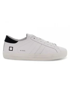 D.A.T.E. Sneakers Hill Low Vintage Calf In White Leather^Men Sneakers