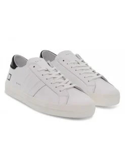 D.A.T.E. Sneakers Hill Low Vintage Calf In White Leather^Men Sneakers